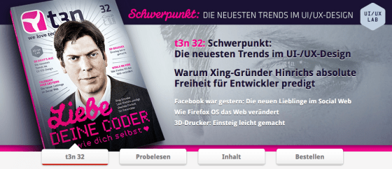 T3N Ausgabe 32 mit Artikel von Gabriel Rath