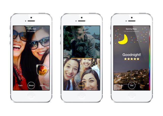 Die Facebook-App Slingshot ist nach dem Vorbild der Foto-Messenger-App Snap- chat gebaut, konnte ihren Mega-Erfolg aber nicht erreichen.