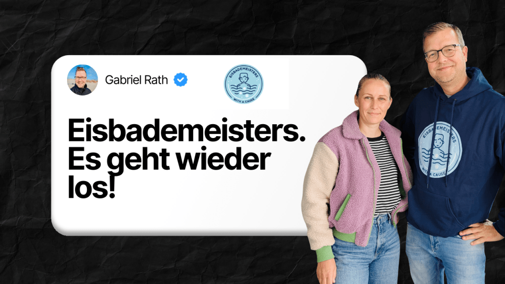 Eisbademeisters! Es geht wieder&nbsp;los!